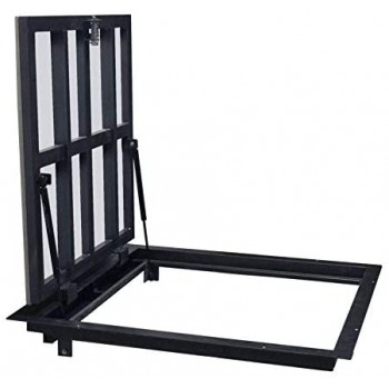 Grīdas tērauda tehniskā (revīzijas) lūka izmērs 90 cm x 170 cm "H"