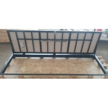 Grīdas tērauda tehniskā (revīzijas) lūka izmērs 80 cm x 260 cm "H" Grīdas tērauda tehniskā (revīzijas) lūka izmērs 80 cm x 260 cm "H"