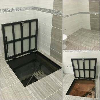 Grīdas tērauda tehniskā (revīzijas) lūka izmērs 80 cm x 240 cm "H" Grīdas tērauda tehniskā (revīzijas) lūka izmērs 80 cm x 240 cm "H"