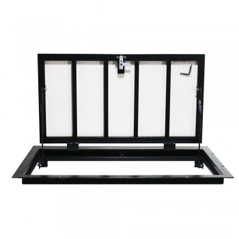 Grīdas tērauda tehniskā (revīzijas) lūka izmērs 60 cm x 100 cm "H"