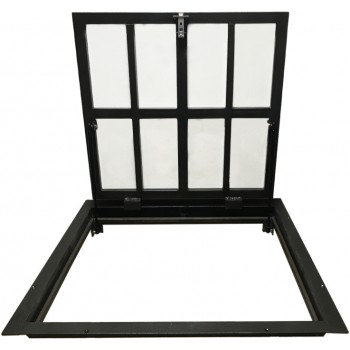 Grīdas tērauda tehniskā (revīzijas) lūka izmērs 60 cm x 90 cm "H"