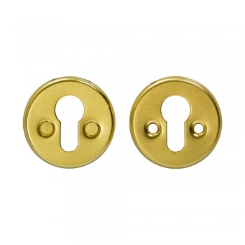 Накладка для дверей MP, MUZ-06-PZ, для цилиндра, сканд. станд., GP(золото)