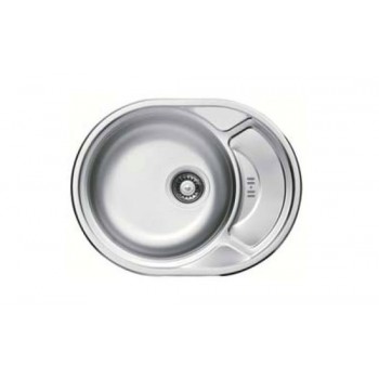 Izlietne KR158D, labā, bez sifona, iebūvējamā, L45cm, W57cm, TH0.6mm, S-701-D Izlietne KR158D, labā, bez sifona, iebūvējamā, L45cm, W57cm, TH0.6mm, S-701-D