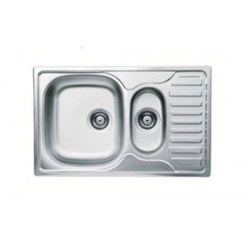 Izlietne KR174D, labā, bez sifona, iebūvējamā, 49x78, L49cm, W78cm, TH0.6mm, S-730-K Izlietne KR174D, labā, bez sifona, iebūvējamā, 49x78, L49cm, W78cm, TH0.6mm, S-730-K