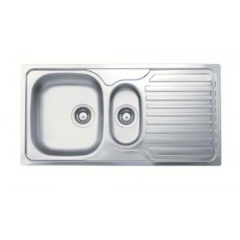 Izlietne KR318D, labā, bez sifona, iebūvējamā, L49cm, W96cm, TH0.6mm, S-730-K Izlietne KR318D, labā, bez sifona, iebūvējamā, L49cm, W96cm, TH0.6mm, S-730-K