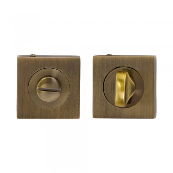 Накладка для дверей MP, MUZ-15-WC, WC, сканд. станд., AB(старое золото), квадратная Накладка для дверей MP, MUZ-15-WC, WC, сканд. станд., AB(старое золото), квадратная