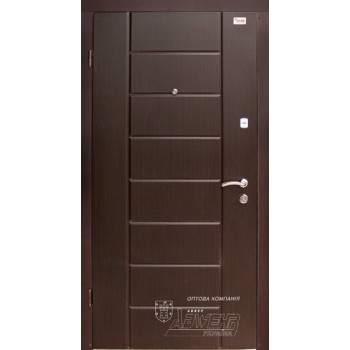  ABWEHR Metāla durvis ar MDF apdari NIKA 860 / 960x2050 (Walnut)