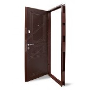  ABWEHR Metāla durvis ar MDF apdari NIKA 860 / 960x2050 (Walnut)