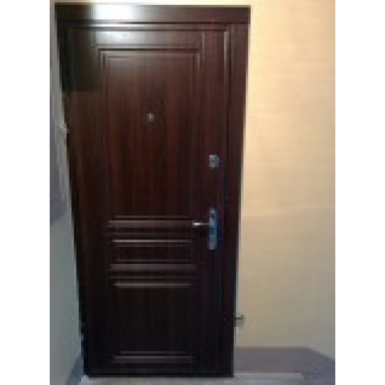  ABWEHR Metāla durvis ar MDF apdari NIKA 860 / 960x2050 (Walnut)